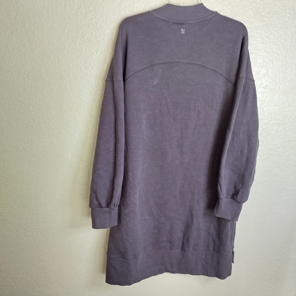 NWT Sweaty Betty One and Done Sweat Dress Gray Oversized Mock Neck sz 8-10 - Picture 4 of 11